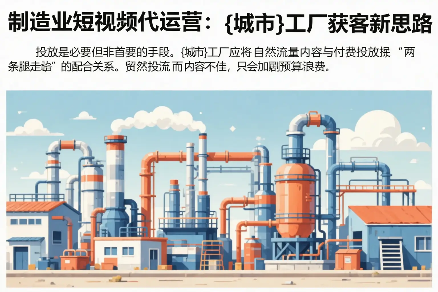 制造业短视频代运营：贵州工厂获客新思路
