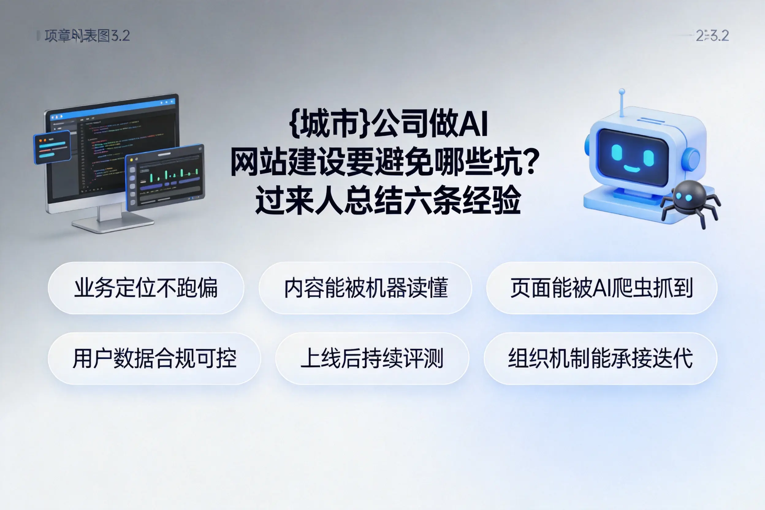 贵州公司做AI网站建设要避免哪些坑？过来人总结六条经验