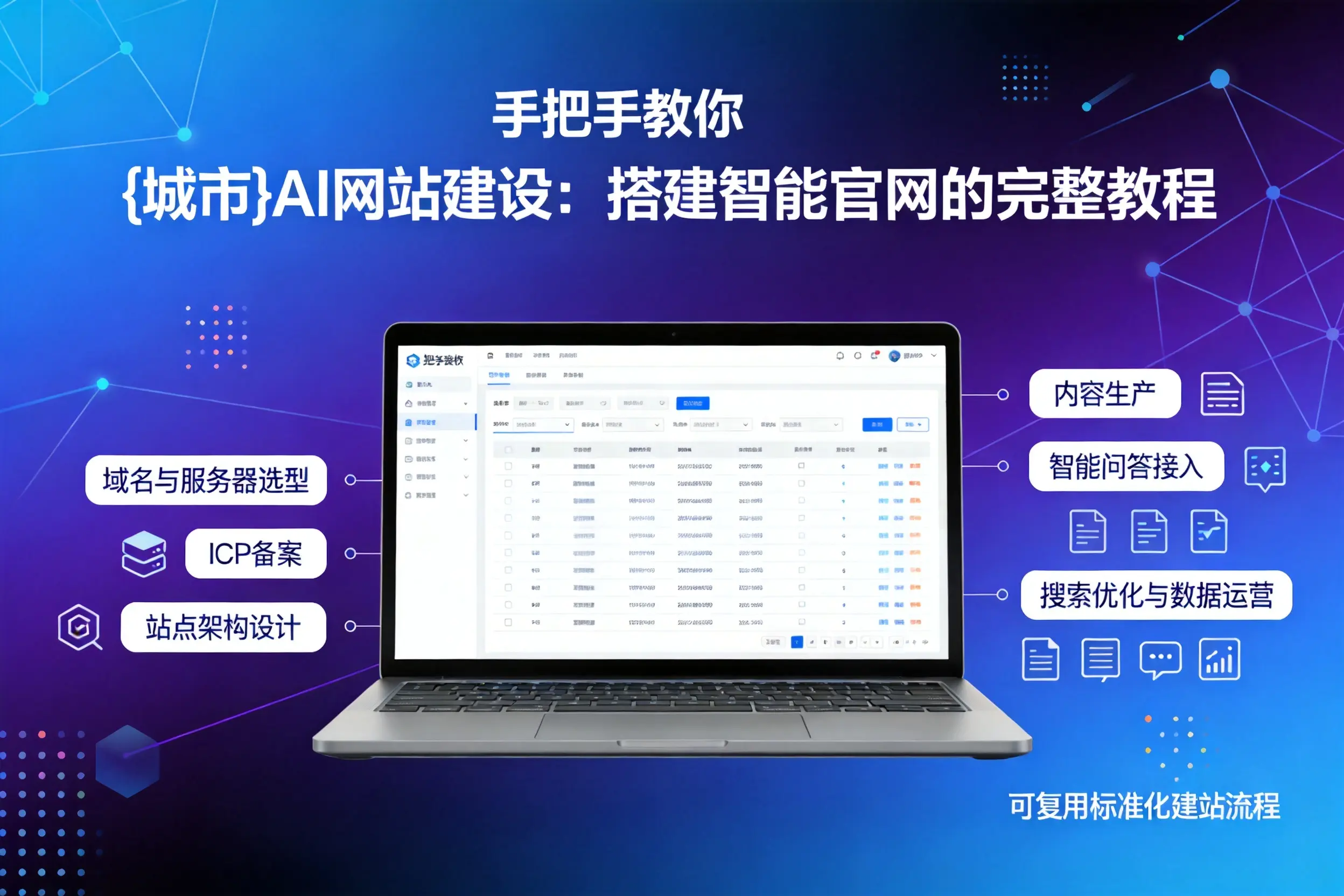 手把手教你贵州AI网站建设：搭建智能官网的完整教程