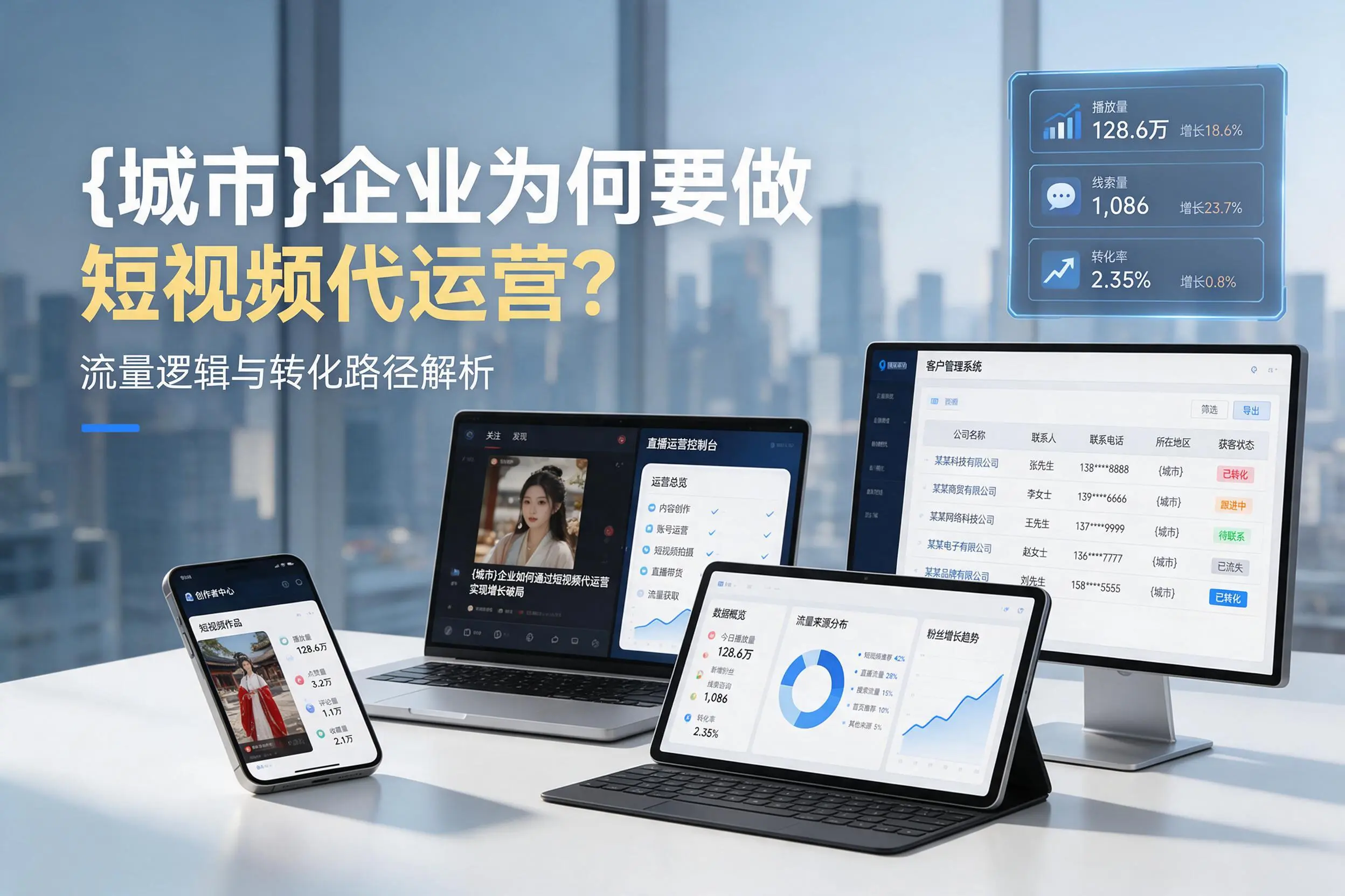 贵州企业为何要做短视频代运营？流量逻辑与转化路径解析