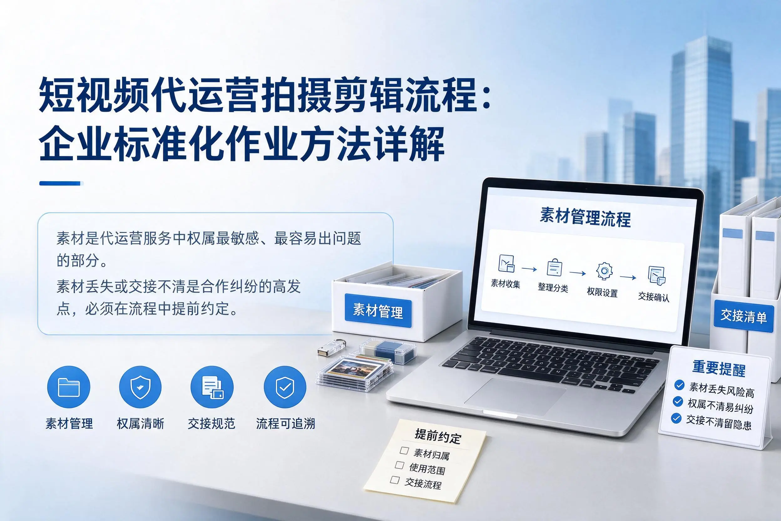 短视频代运营拍摄剪辑流程：贵州企业标准化作业方法详解
