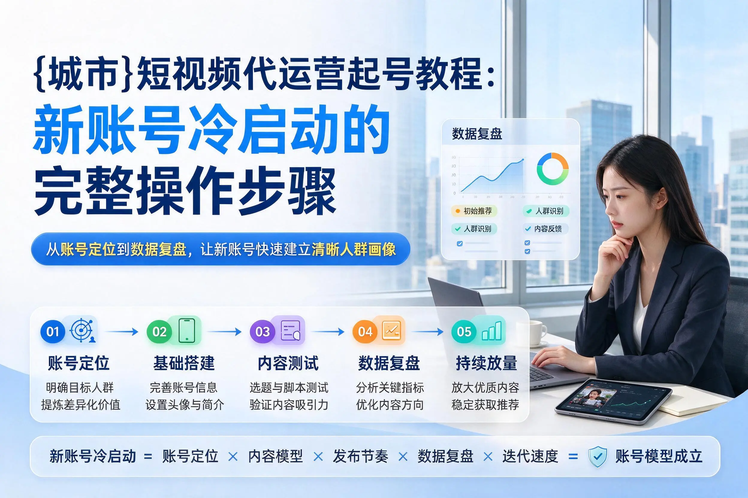 贵州短视频代运营起号教程：新账号冷启动的完整操作步骤