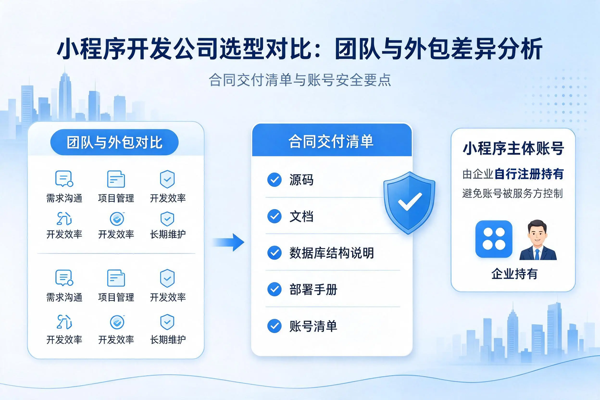 贵州小程序开发公司选型对比：团队与外包差异分析