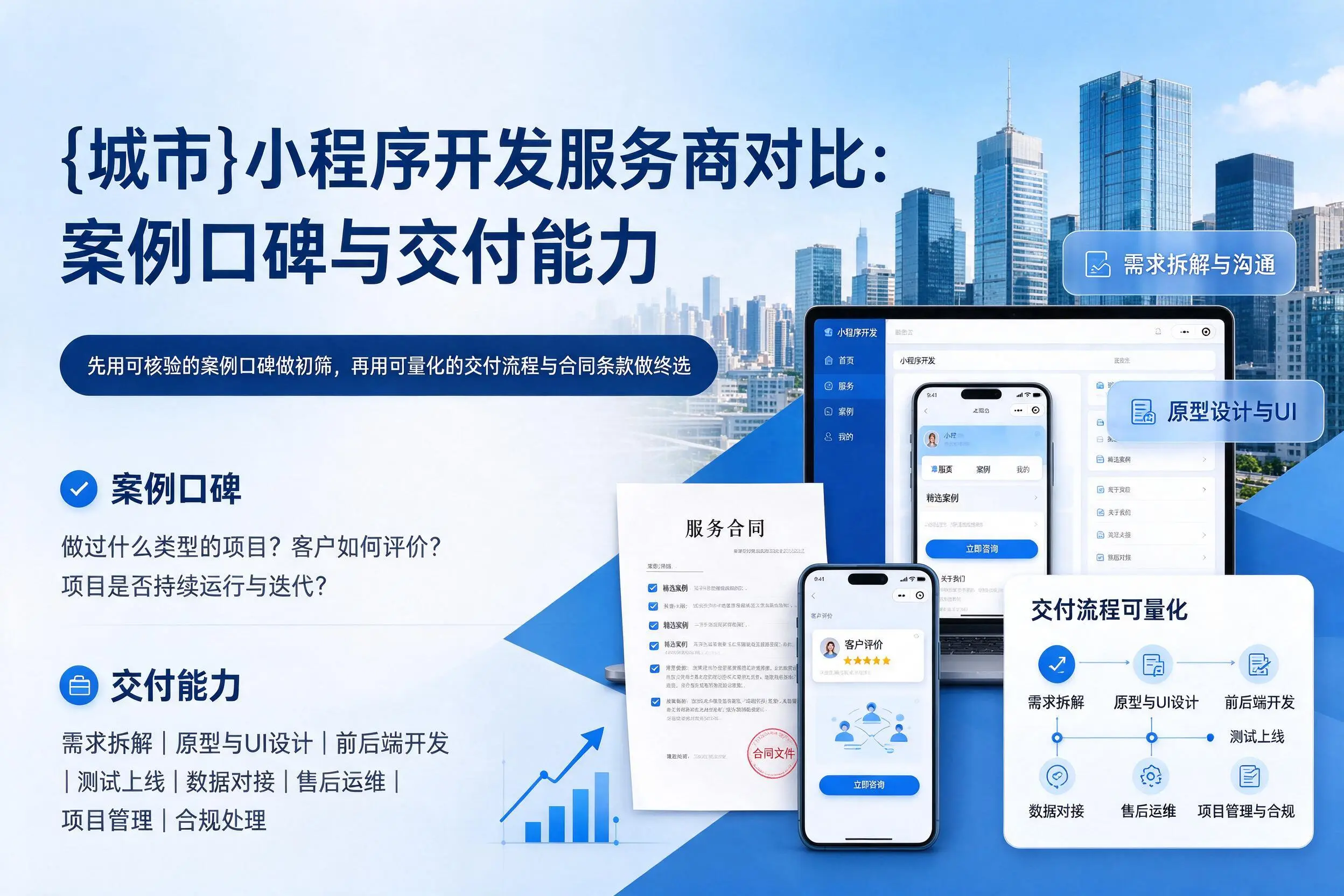 贵州小程序开发服务商对比：案例口碑与交付能力