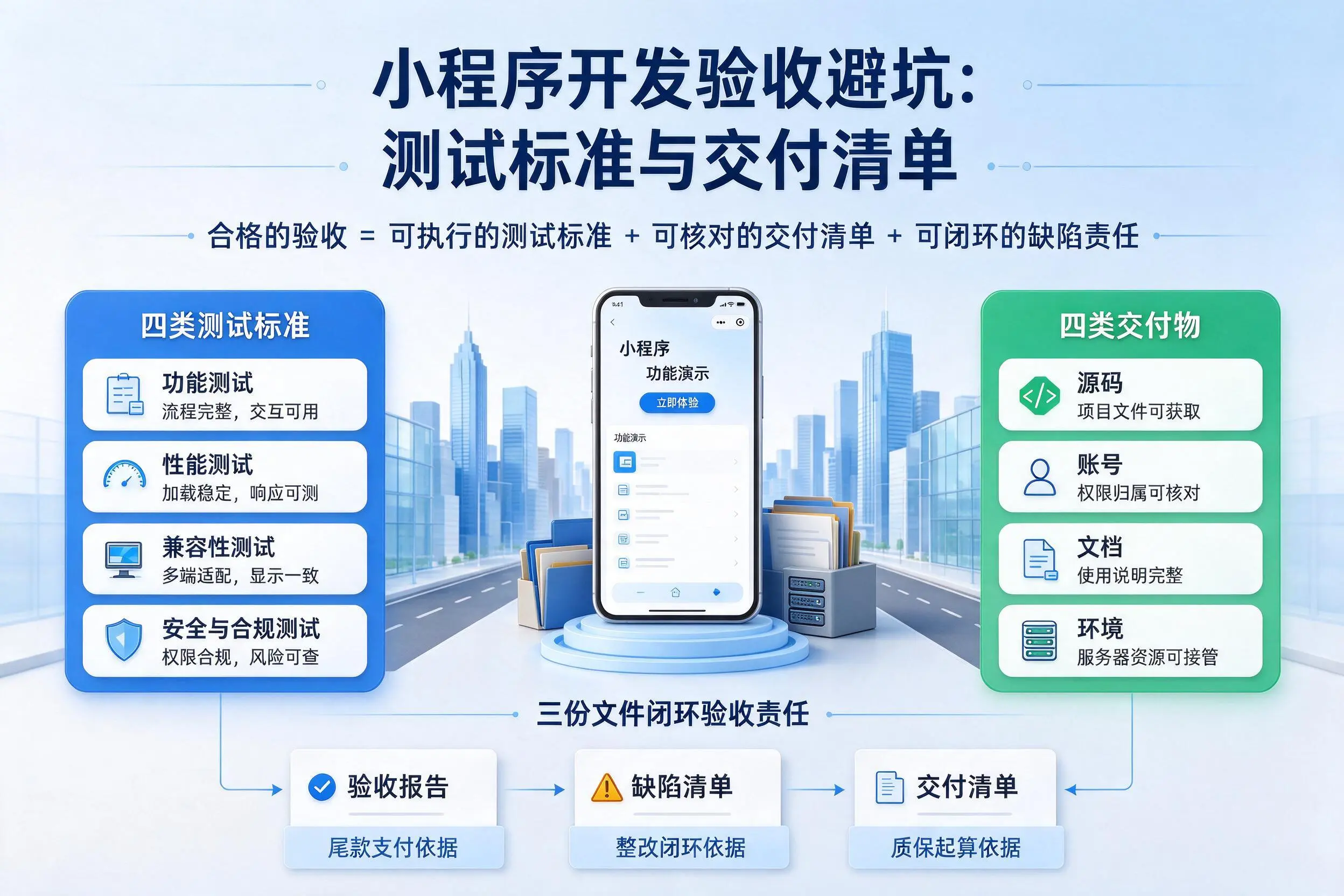 贵州小程序开发验收避坑：测试标准与交付清单