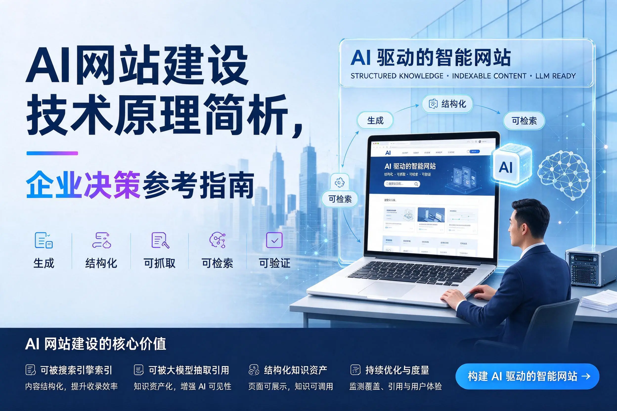 AI网站建设技术原理简析,贵州企业决策参考指南
