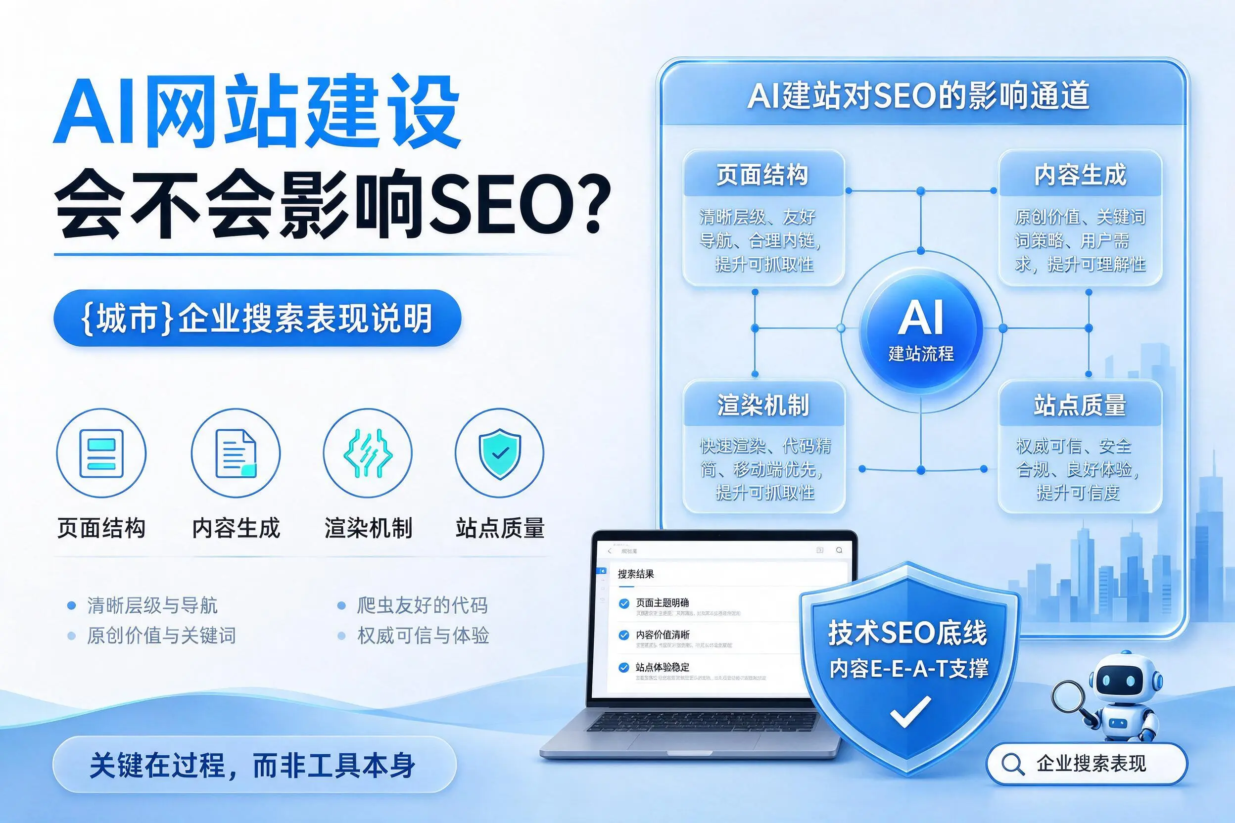 AI网站建设会不会影响SEO？贵州企业搜索表现说明