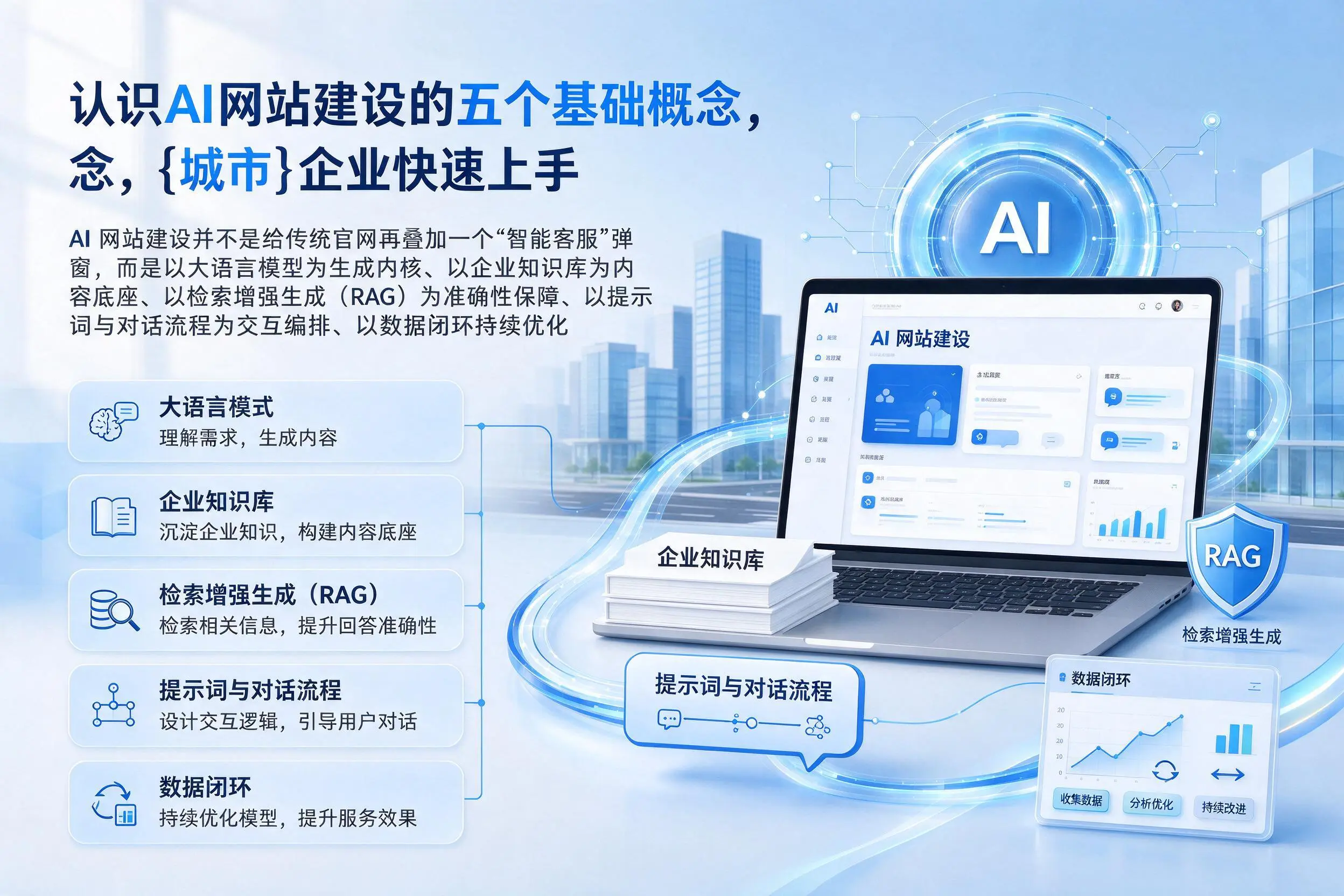 认识AI网站建设的五个基础概念，贵州企业快速上手