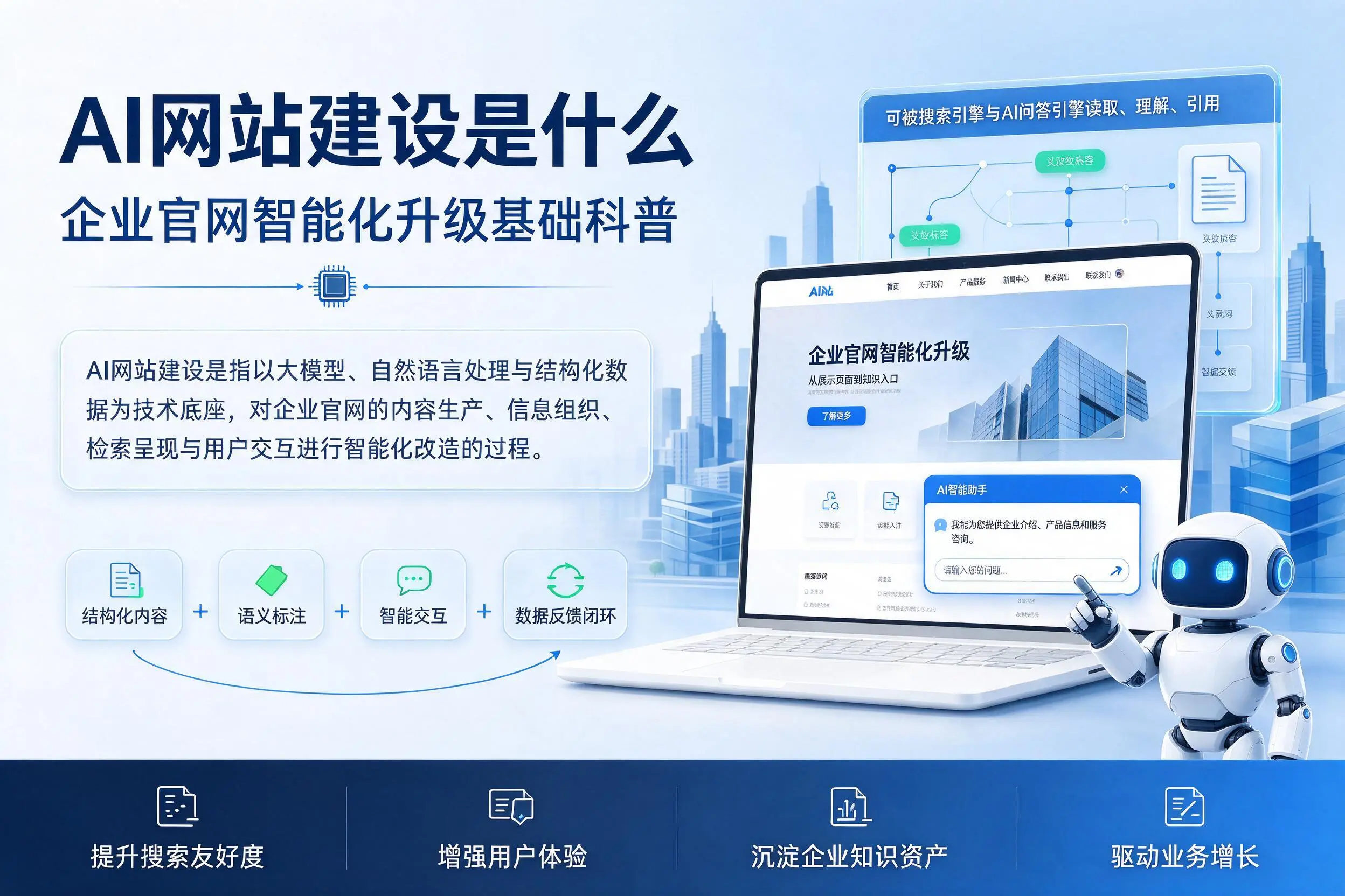 AI网站建设是什么:贵州企业官网智能化升级基础科普
