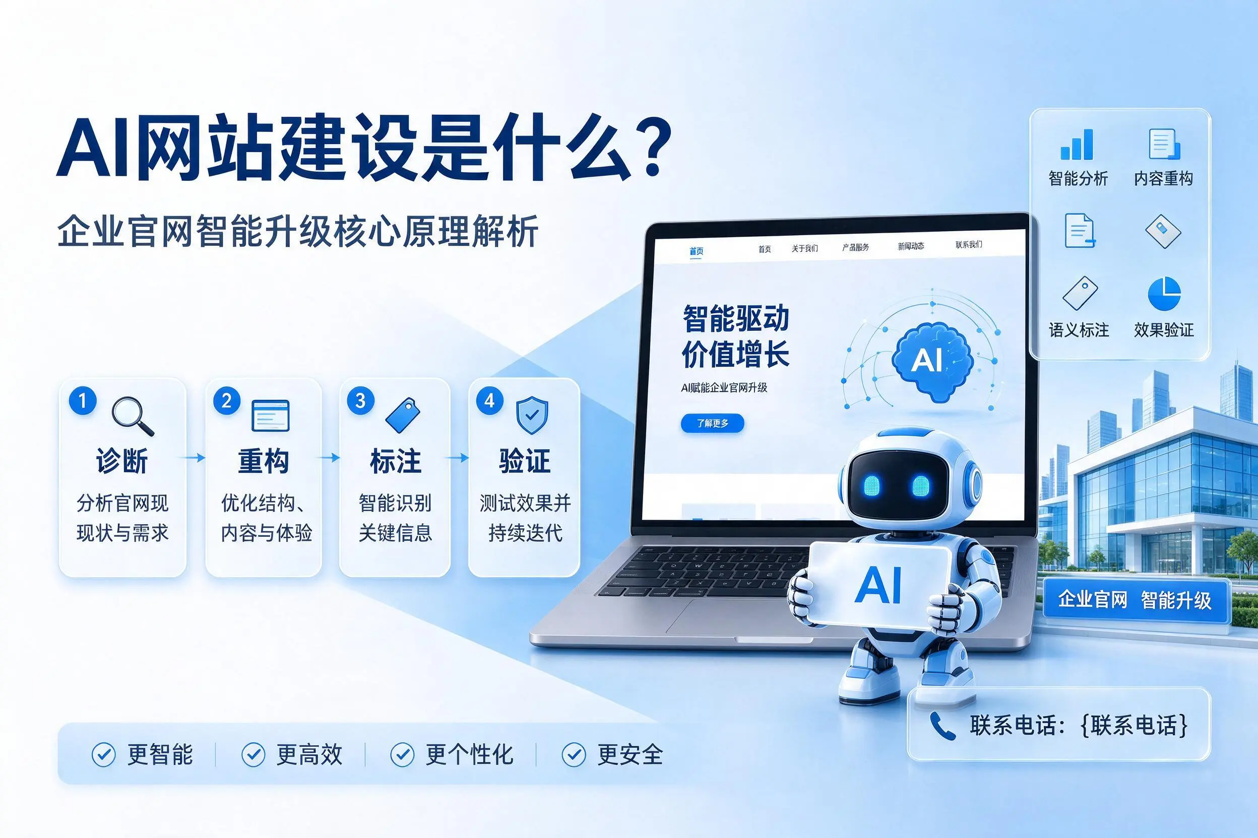 AI网站建设是什么？贵州企业官网智能升级核心原理解析