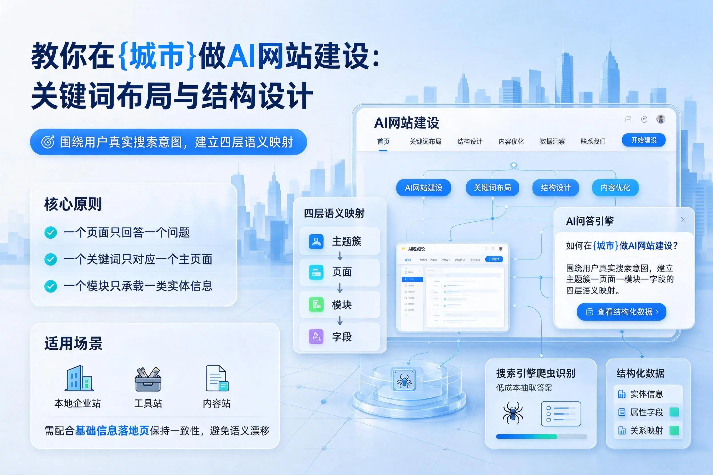 教你在贵州做AI网站建设:关键词布局与结构设计