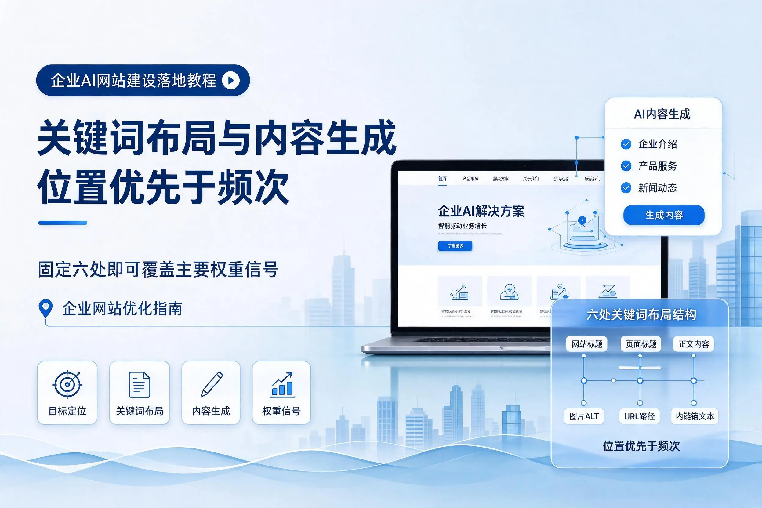贵州企业AI网站建设落地教程:关键词布局与内容生成