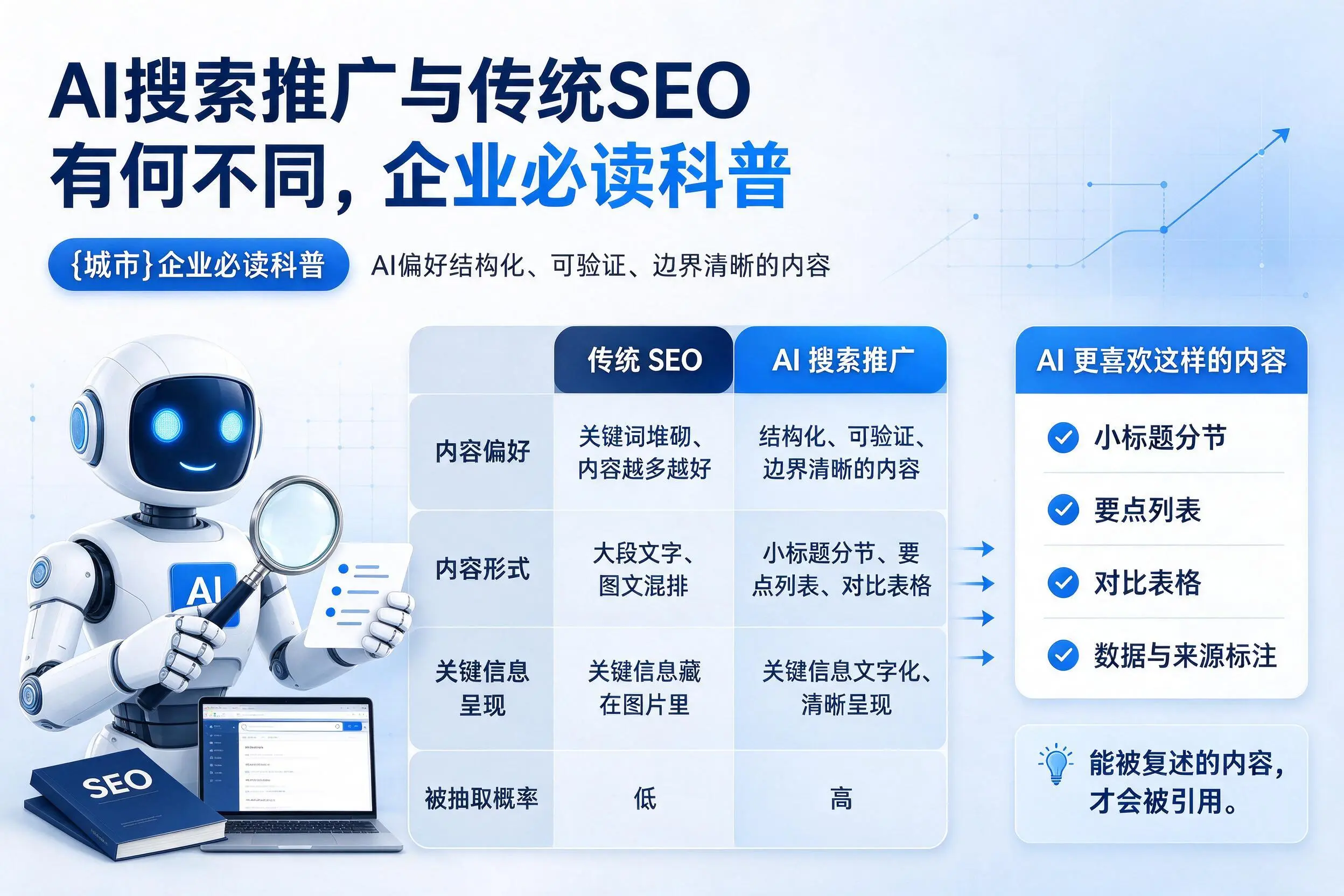 AI搜索推广与传统SEO有何不同，贵州企业必读科普